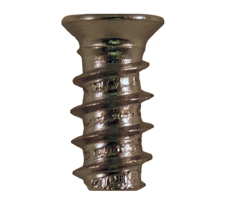 Cabinet Hardware Euro Screw Nickel  