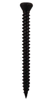 Trim Head Finish Screws Black 